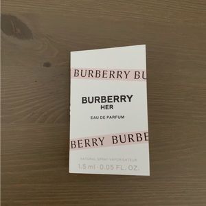 Burberry HER sample 🍓